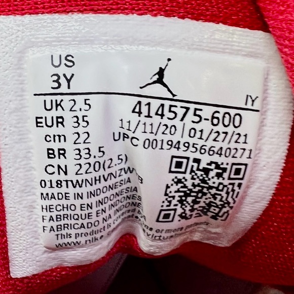 Air Jordan Flint Red Retro 13’s kids Sneakers sz 3y - Picture 8 of 10